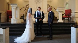 Church Wedding in New York City Officiated by Bradley Wedding minister in NYC