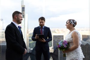 Top of the Rock wedding officiant New York Wedding Officiant